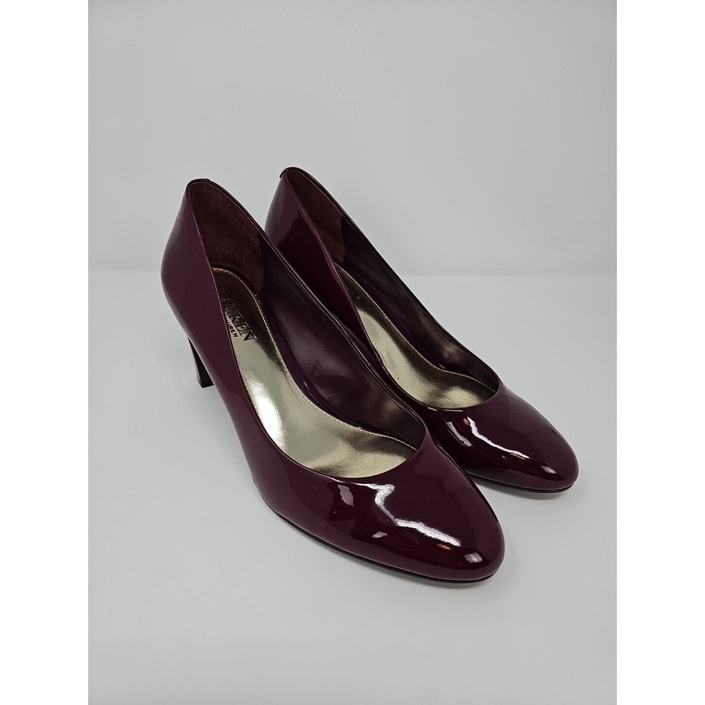 Lauren Ralph Lauren Burgundy Heels
